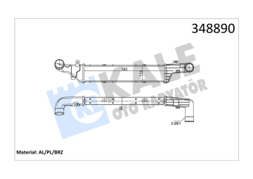 TURBOSARJ RADYATORU MERCEDES E-CLASS W210 S210 Marka : KALE