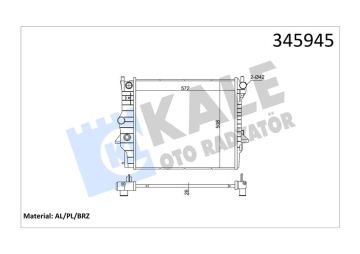 MOTOR SU RADYATORU S-TYPE II X200 XF I X250 XJ X350 X358 Marka : KALE