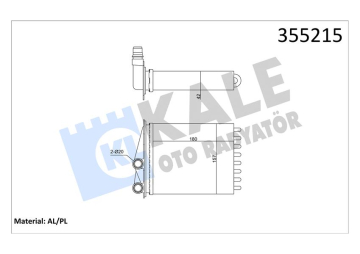 KALORİFER MEKANİK RENAULT TRAFIC II KALORİFER Marka : KALE