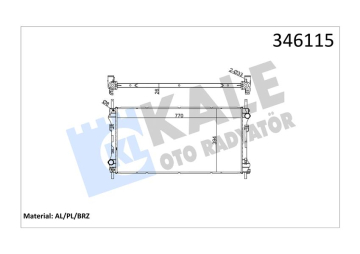 MOTOR SU RADYATORU AC TRANSIT V184 2.4TDCI 115PS 120PS 125PS 01 06 KLIMALI Marka : KALE