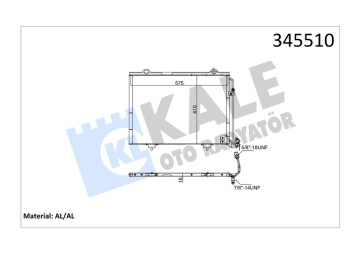 KLIMA RADYATORU MERCEDES W202 S202 C208 A208 W210 S210 R170 Marka : KALE