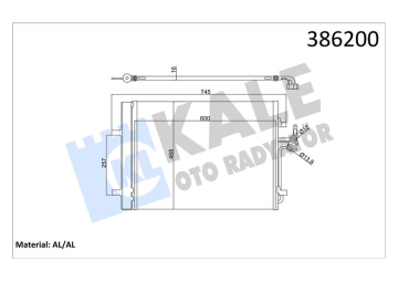 KLIMA RADYATORU MONDEO IV S MAX 07 2.0 TDCI GALAXY 2.0TDCI 07 14 VOLVO S60 S80 II V60 V70 III XC70 II 2.5 / 3.2 224DT 204PT DISCOVERY SPORT L550 14 FR