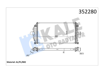 İNTERCOOLER ESPACE III-LAGUNA I 1.9DCI 98 Marka : KALE