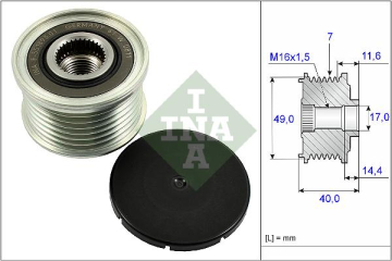 ALTERNATOR RULMANI BMW E70 06 10 Marka : INA