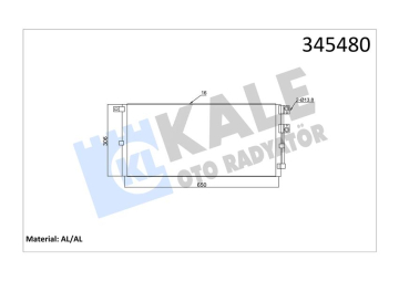 KLIMA RADYATORU X-TYPE I X400 03 09 Marka : KALE