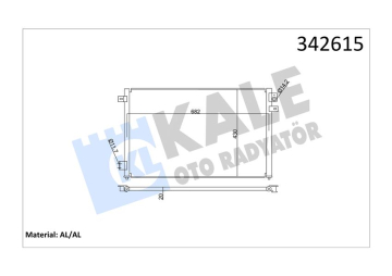 KLIMA RADYATORU AJ-V6 FB AJ-V8 AJ8FT S-TYPE II X200 1999 2007 Marka : KALE