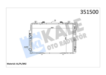 MOTOR SU RADYATORU MERCEDES S-CLASS W140 91 98 Marka : KALE