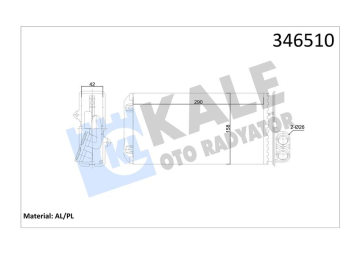 KALORİFER RADYATÖRÜ 607 00 289x157 Marka : KALE