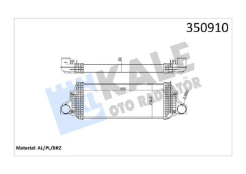 TURBOSARJ RADYATORU MERCEDES X164 W164 W251 Marka : KALE