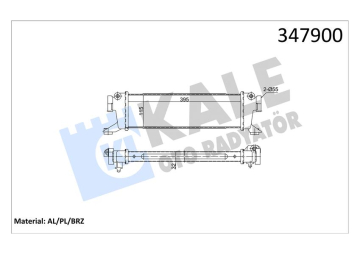 TURBOSARJ RADYATORU MERCEDES A-CLASS W168 01 04 VANEO 414 02 05 Marka : KALE