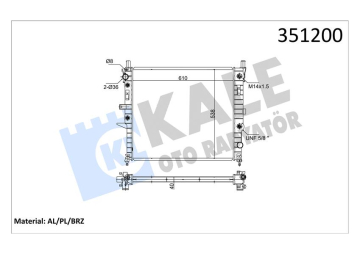 MOTOR SU RADYATORU MERCEDES ML-CLASS W163 98 05 Marka : KALE