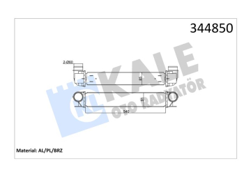 TURBO RATURBO RADYATORU BMW E39 M47 M57 Marka : KALE