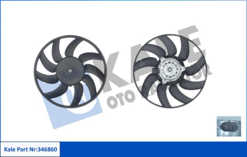 FAN MOTORU SOL A4 08 A5 08 A6 11 Q5 09 EXEO 10 2.0TDI-3.0TDI Marka : KALE