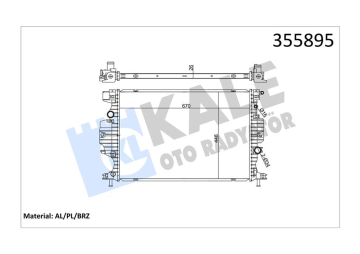 MOTOR SU RADYATORU MONDEO IV 14 GALAXY III 18 S-MAX 18 2.0 TDCI 1.5-2.0 ECOBOOST Marka : KALE