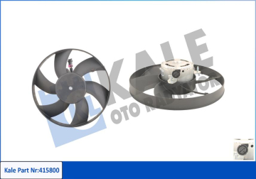 FAN MOTORU SOL SEAT CORDOBA-IBIZA II-INCA-VW CADDY II-POLO 250W-300mm Marka : KALE