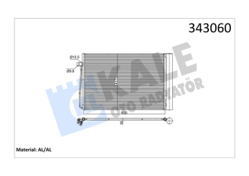 KLIMA RADYATORU BMW M54 N62 N73 E60 E65 E63 E64 Marka : KALE