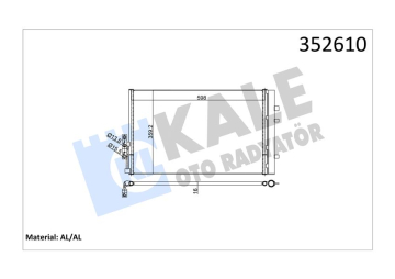KLIMA RADYATORU BMW F25 F26 Marka : KALE