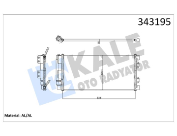 KLIMA RADYATORU 18 K4F - 20 T2N - 25 K4F FREELANDER I L314 98 06 Marka : KALE