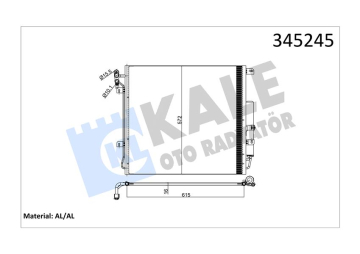 KLIMA RADYATORU DISCOVERY 3 L319 04 09 RANGE ROVER SPORT I L320 06 10 Marka : KALE