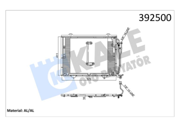 KLIMA RADYATORU MERCEDES W202 S202 W210 Marka : KALE