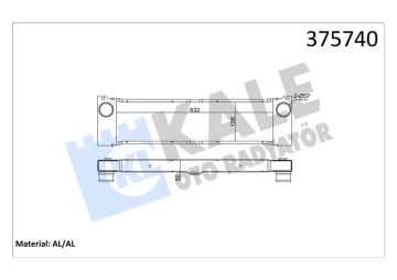 TURBOSARJ RADYATORU MERCEDES VITO W639 03 Marka : KALE