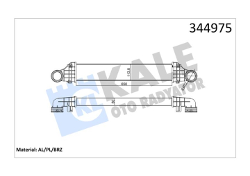 TURBOSARJ RADYATORU MERCEDES E-CLASS W211 S211 Marka : KALE