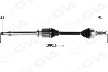 ON AKS KOMPLE SAĞ TOURNEO CUSTOM 2.2 TDCİ-2.0TDCİ 155HP UZUN ŞASE 12 KK213B436BA Marka : GVA