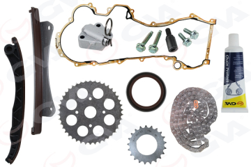 EKSANTRİK ZİNCİR SETİ FULL CONTALI KEÇE VİDA ALBEA-DOBLO-PUNTO-IDEA 1.3 JTD 03 ASTRA H Z13DT Marka : GVA