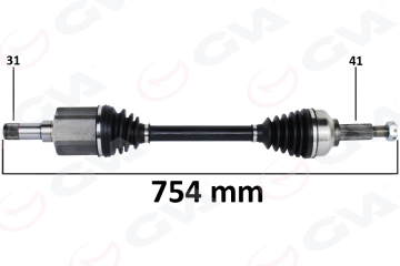 ÖN AKS KOMPLE SOL FORD TOURNEO CUSTOM V362 KISA SASE 2.2 TDCI 155 HP 12- Marka : GVA
