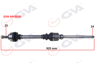 KOMPLE AKS SAĞ PARTNER/C4 1.6 HDI 09 307 1.4/1.6 HDİ 925mm Marka : GVA