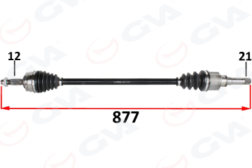 KOMPLE AKS ÖN SAĞ PSA 301 1.2 VTI M-T 12- Marka : GVA