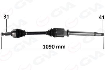 ON AKS KOMPLE SAĞ TOURNEO CUSTOM 2.2 TDCİ-2.0TDCİ 155HP KISA ŞASE 12 Marka : GVA