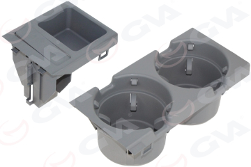 BARDAKLI VE MADENİ PARA KUTUSU SET GRİ BMW E46 98 04 Marka : GVA