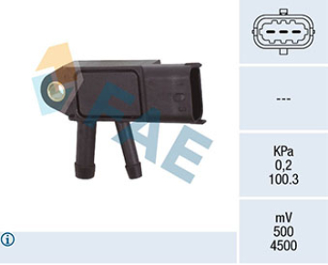 DPF SENSOR VOLVO C30 10 15 C70 10 13 S40 II 10 12 S60 II 10 14 S80 II 10 V50 10 12 Marka : FAE