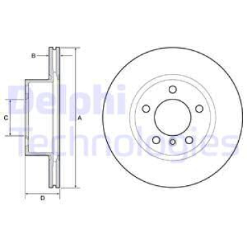 FREN DISKI ON BMW F20 F30 F32 F34 F36 Marka : DELPHI