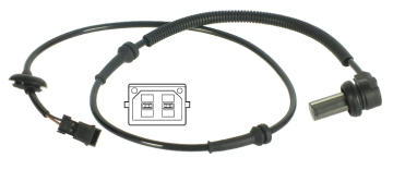 ABS TEKERLEK HIZ DEVİR SENSÖRÜ ÖN PASSAT 96-00 -A4 95-00 1020mm Marka : DELPHI