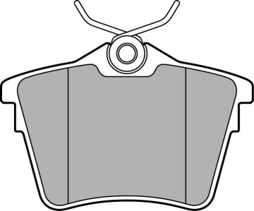 FREN BALATASI ARKA PEUGEOT 407. 607 06/04 Marka : DELPHI