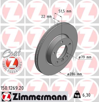 FREN DISKI ON BMW E36 E46 Marka : ZIMMERMANN