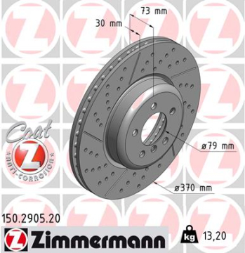 FREN DISKI ON BMW F20 F30 F32 F33 F34 F36 F22 Marka : ZIMMERMANN