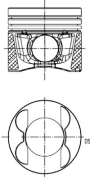 PISTON SEGMAN 0.50 83.50mm MERCEDES OM651 W176 W246 W204 C218 X204 W212 W447 W639 B906 B907 B910 Marka : KOLBEN
