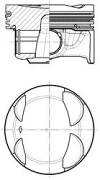 SEGMAN STD SEAT-LEON ST 5F8 -1.5 TSI-DACA Euro 6 1 Marka : KOLBEN