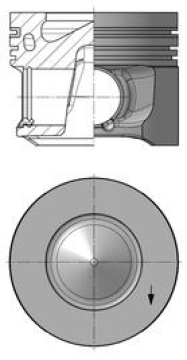 PISTON SEGMAN 0.50 84.50mm BMW N47 D20 E82 E87 F10 F20 F22 E90 E92 E93 F30 F34 F33 F32 F36 E60 E83 E84 F25 F15 Marka : KOLBEN