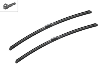 SILECEK SUPURGESI TAKIMI 650mm / 650mm MERCEDES C219 W211 S211 . PORSCHE CAYENNE . VW TOUAREG Marka : BOSCH