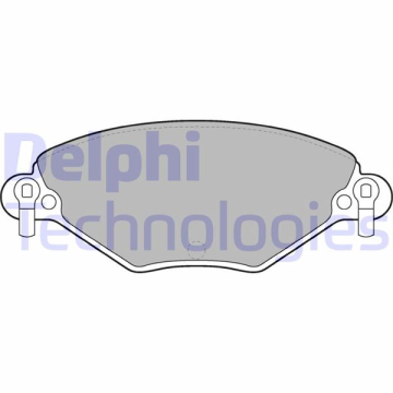 ÖN FREN BALATASI CITROEN C5 01 08 4 FİŞLİ Marka : DELPHI
