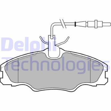 ÖN BALATA FİŞLİ P406 1.6 1.8 95/10.04 XANTIA XM Marka : DELPHI