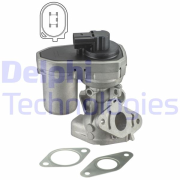 EGR VALFI VANASI BOXER III JUMPER III 22DT PUMA TRANSIT V347 2.2TDCI DUCATO 2.2JTD 100CV LAND ROVER DEFENDER CABRIO 2.4TD4 4 4 07 Marka : DELPHI