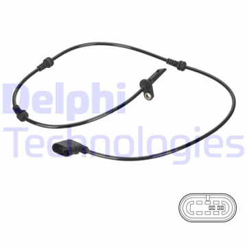 ABS SENSORU ON SOL MERCEDES C-CLASS W205 S205 C205 A205 Marka : DELPHI