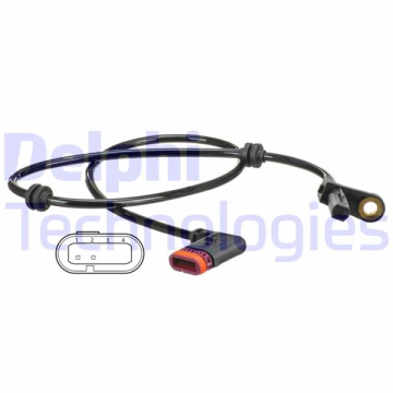 ABS SENSORU ARKA MERCEDES S-CLASS W221 C216 09 13 Marka : DELPHI