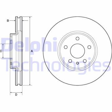ON FREN DISK AYNA YENI MONDEO V 15 Marka : DELPHI