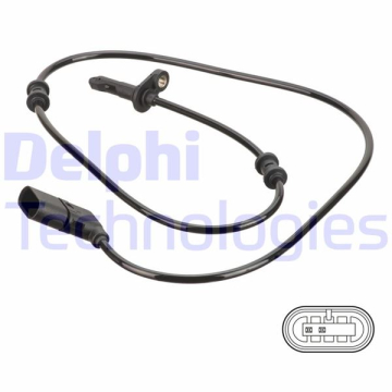 ABS SENSORU ARKA MERCEDES C-CLASS W205 S205 C205 A205 Marka : DELPHI
